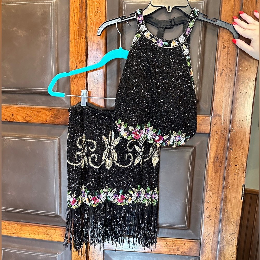 Sherri Hill 2 piece Beaded dress